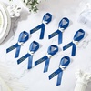 image:image50 Pcs Dove Funeral Ribbons Memorial Ribbon Funeral Pins Classic Memorial Service Respect Ribbon Bow with Safety Pins and Dove for Mourning Remembrance Day Event PinkBlue