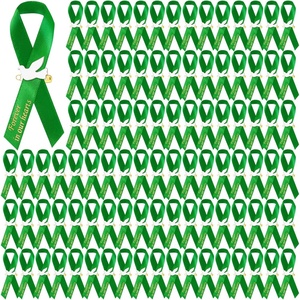 image:image50 Pcs Dove Funeral Ribbons Memorial Ribbon Funeral Pins Classic Memorial Service Respect Ribbon Bow with Safety Pins and Dove for Mourning Remembrance Day Event PinkGreen
