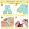 image:imageGeosar 156 Pieces Self Adhesive Chenille Letter Patches Az Gold Iron on Letters Embroidered Trimmed Preppy Alphabet Patches for Party Gifts Clothing DIY Repairing Craft FabricPinkMulticolor