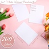 image:imageGeosar 50 Sheet Linen Cardstock Invitation Cardstock Heavyweight Printer Paper 92lb 250gsm Index Cards for Printer Cover Postcards Blank Flash Note Greeting 85 x 11 inBeigeWhite