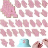 image:imageGeosar 156 Pieces Self Adhesive Chenille Letter Patches Az Gold Iron on Letters Embroidered Trimmed Preppy Alphabet Patches for Party Gifts Clothing DIY Repairing Craft FabricPinkPink