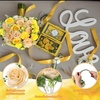 image:imageGeosar 16 Bundles Artificial Peonies Flowers Fake Silk Peony Bouquet Faux Peonies Flowers Bulk for Decoration Vase Floral Arrangements Wedding Party Table Royal BlueWhiteYellow  Champagne
