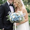 image:imageGeosar 16 Bundles Artificial Peonies Flowers Fake Silk Peony Bouquet Faux Peonies Flowers Bulk for Decoration Vase Floral Arrangements Wedding Party Table Royal BlueWhiteBlue white