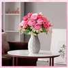 image:imageGeosar 16 Bundles Artificial Peonies Flowers Fake Silk Peony Bouquet Faux Peonies Flowers Bulk for Decoration Vase Floral Arrangements Wedding Party Table Royal BlueWhiteRose Pink  Light Pink