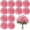 image:imageGeosar 16 Bundles Artificial Peonies Flowers Fake Silk Peony Bouquet Faux Peonies Flowers Bulk for Decoration Vase Floral Arrangements Wedding Party Table Royal BlueWhitePink