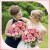 image:imageGeosar 16 Bundles Artificial Peonies Flowers Fake Silk Peony Bouquet Faux Peonies Flowers Bulk for Decoration Vase Floral Arrangements Wedding Party Table Royal BlueWhitePink Lavender