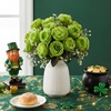 image:imageGeosar 16 Bundles Artificial Peonies Flowers Fake Silk Peony Bouquet Faux Peonies Flowers Bulk for Decoration Vase Floral Arrangements Wedding Party Table Royal BlueWhiteOlive Green