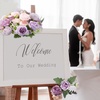 image:imageGeosar 16 Bundles Artificial Peonies Flowers Fake Silk Peony Bouquet Faux Peonies Flowers Bulk for Decoration Vase Floral Arrangements Wedding Party Table Royal BlueWhiteGray Purple  Light Purple