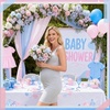 image:imageGeosar 16 Bundles Artificial Peonies Flowers Fake Silk Peony Bouquet Faux Peonies Flowers Bulk for Decoration Vase Floral Arrangements Wedding Party Table Royal BlueWhiteLight Pink  Light Blue