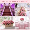 image:imageGeosar 16 Bundles Artificial Peonies Flowers Fake Silk Peony Bouquet Faux Peonies Flowers Bulk for Decoration Vase Floral Arrangements Wedding Party Table Royal BlueWhitePink