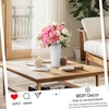 image:imageGeosar 16 Bundles Artificial Peonies Flowers Fake Silk Peony Bouquet Faux Peonies Flowers Bulk for Decoration Vase Floral Arrangements Wedding Party Table Royal BlueWhitePink  Champagne