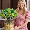 image:imageGeosar 16 Bundles Artificial Peonies Flowers Fake Silk Peony Bouquet Faux Peonies Flowers Bulk for Decoration Vase Floral Arrangements Wedding Party Table Royal BlueWhiteOlive Green