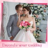 image:imageGeosar 16 Bundles Artificial Peonies Flowers Fake Silk Peony Bouquet Faux Peonies Flowers Bulk for Decoration Vase Floral Arrangements Wedding Party Table Royal BlueWhiteRose Pink  Light Pink