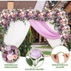image:imageGeosar 16 Bundles Artificial Peonies Flowers Fake Silk Peony Bouquet Faux Peonies Flowers Bulk for Decoration Vase Floral Arrangements Wedding Party Table Royal BlueWhiteGray Purple  Light Purple
