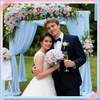 image:imageGeosar 16 Bundles Artificial Peonies Flowers Fake Silk Peony Bouquet Faux Peonies Flowers Bulk for Decoration Vase Floral Arrangements Wedding Party Table Royal BlueWhiteLight Pink  Light Blue