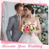 image:imageGeosar 16 Bundles Artificial Peonies Flowers Fake Silk Peony Bouquet Faux Peonies Flowers Bulk for Decoration Vase Floral Arrangements Wedding Party Table Royal BlueWhitePink  Champagne