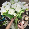 image:imageGeosar 16 Bundles Artificial Peonies Flowers Fake Silk Peony Bouquet Faux Peonies Flowers Bulk for Decoration Vase Floral Arrangements Wedding Party Table Royal BlueWhiteGreen  White