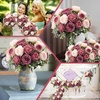 image:imageGeosar 16 Bundles Artificial Peonies Flowers Fake Silk Peony Bouquet Faux Peonies Flowers Bulk for Decoration Vase Floral Arrangements Wedding Party Table Royal BlueWhiteDusty Pink  Dusty Rose
