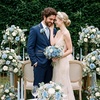 image:imageGeosar 16 Bundles Artificial Peonies Flowers Fake Silk Peony Bouquet Faux Peonies Flowers Bulk for Decoration Vase Floral Arrangements Wedding Party Table Royal BlueWhiteBlue white