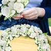 image:imageGeosar 16 Bundles Artificial Peonies Flowers Fake Silk Peony Bouquet Faux Peonies Flowers Bulk for Decoration Vase Floral Arrangements Wedding Party Table Royal BlueWhiteGreen  White