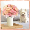 image:imageGeosar 16 Bundles Artificial Peonies Flowers Fake Silk Peony Bouquet Faux Peonies Flowers Bulk for Decoration Vase Floral Arrangements Wedding Party Table Royal BlueWhitePink  Yellow