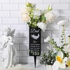 image:imageGeosar Fathers Day Dad Memorial Stakes Grave Cemetery Decorations Metal Feather Father Cemetery Markers Plaque with Spike Flower Holder for Loss Loved Ones Burial Ground Lawn Yard Funeral DecorDad