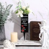 image:imageGeosar Fathers Day Dad Memorial Stakes Grave Cemetery Decorations Metal Feather Father Cemetery Markers Plaque with Spike Flower Holder for Loss Loved Ones Burial Ground Lawn Yard Funeral DecorGrandma