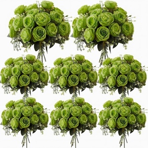 image:imageGeosar 16 Bundles Artificial Peonies Flowers Fake Silk Peony Bouquet Faux Peonies Flowers Bulk for Decoration Vase Floral Arrangements Wedding Party Table Royal BlueWhiteOlive Green