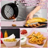 image:imageGeosar 100 Pcs Gingham Party Supply Disposable Paper Food Tray Bulk Disposable Food Boat with Checkered Wax Paper Sheet Checkered Wrapping Supply for Carnival Picnic Birthday Party Purple WhiteLight Pink