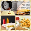 image:imageGeosar 100 Pcs Gingham Party Supply Disposable Paper Food Tray Bulk Disposable Food Boat with Checkered Wax Paper Sheet Checkered Wrapping Supply for Carnival Picnic Birthday Party Purple WhiteYellow White