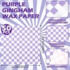 image:imageGeosar 100 Pcs Gingham Party Supply Disposable Paper Food Tray Bulk Disposable Food Boat with Checkered Wax Paper Sheet Checkered Wrapping Supply for Carnival Picnic Birthday Party Pink GreenPurple White