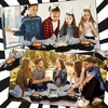 image:imageGeosar 100 Pcs Gingham Party Supply Disposable Paper Food Tray Bulk Disposable Food Boat with Checkered Wax Paper Sheet Checkered Wrapping Supply for Carnival Picnic Birthday Party Purple WhiteBlack