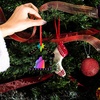 image:image36 Pcs Nativity Scene Scratch Paper Christmas Tree Scratch Ornaments for Kids Include Scratch Card 10 Wooden Styluses 36 Colorful Ribbons for Christmas Birthday Classroom Holiday Crafts Supplies