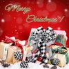 image:imageBuffalo Plaid Christmas Tree Topper Decor Wreath Bow Hanging Christmas Bow and 16 Pieces Buffalo Plaid Ball Ornament Hanging Fabric Ball13 x 299 InchWhite Black and RedWhite and Black