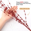 image:imageGeosar 14 Pcs Long Artificial Glitter Berry Stem Ornaments 28 Inch Fake Christmas Picks Christmas Tree Decoration Stems Xmas Decorative Bead Sticks Glittery Twig Branches for DIY Wreath Decor GoldRed