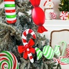 image:imageGeosar 20 Pcs Large Christmas Peppermint Gingerbread Decorations DoubleSided Outdoor Yard Signs Hanging Candy Ornaments for Decorations Christmas Tree Party DecorGingerbreadCandy Style