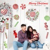 image:imageGeosar 20 Pcs Large Christmas Peppermint Gingerbread Decorations DoubleSided Outdoor Yard Signs Hanging Candy Ornaments for Decorations Christmas Tree Party DecorGingerbreadCandy Style