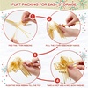 image:imageGeosar 200 Pcs 35 Inch Pull Bows for Gift WrappingGoldGold