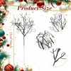 image:imageGeosar 24 Pieces Christmas Glitter Berries Stems 10 Inch Christmas Berry Picks Artificial Glittered Berries Ornaments Floral Stems for Xmas TreeHome WreathParty DecorationPurpleWhite