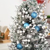 image:imageGeosar 24 Pieces Christmas Glitter Berries Stems 10 Inch Christmas Berry Picks Artificial Glittered Berries Ornaments Floral Stems for Xmas TreeHome WreathParty DecorationPurpleWhite