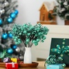 image:imageGeosar 24 Pieces Christmas Glitter Berries Stems 10 Inch Christmas Berry Picks Artificial Glittered Berries Ornaments Floral Stems for Xmas TreeHome WreathParty DecorationPurpleTurquoise