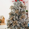 image:imageGeosar 24 Pieces Christmas Glitter Berries Stems 10 Inch Christmas Berry Picks Artificial Glittered Berries Ornaments Floral Stems for Xmas TreeHome WreathParty DecorationPurpleChampagne Gold