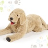 image:imageGeosar 394 Dog Stuffed Animals Plush Soft Cuddly Golden Retriever Plush Toys Large Stuffed Dog Hugging Pillow Gifts for Valentines Kids Girls Boys Birthday394 Inch
