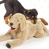 image:imageGeosar 394 Dog Stuffed Animals Plush Soft Cuddly Golden Retriever Plush Toys Large Stuffed Dog Hugging Pillow Gifts for Valentines Kids Girls Boys Birthday472 Inch