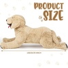 image:imageGeosar 394 Dog Stuffed Animals Plush Soft Cuddly Golden Retriever Plush Toys Large Stuffed Dog Hugging Pillow Gifts for Valentines Kids Girls Boys Birthday394 Inch