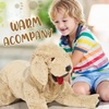 image:imageGeosar 394 Dog Stuffed Animals Plush Soft Cuddly Golden Retriever Plush Toys Large Stuffed Dog Hugging Pillow Gifts for Valentines Kids Girls Boys Birthday394 Inch