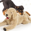 image:imageGeosar 394 Dog Stuffed Animals Plush Soft Cuddly Golden Retriever Plush Toys Large Stuffed Dog Hugging Pillow Gifts for Valentines Kids Girls Boys Birthday5512 Inch