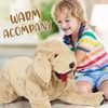 image:imageGeosar 394 Dog Stuffed Animals Plush Soft Cuddly Golden Retriever Plush Toys Large Stuffed Dog Hugging Pillow Gifts for Valentines Kids Girls Boys Birthday472 Inch