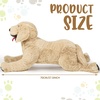 image:imageGeosar 394 Dog Stuffed Animals Plush Soft Cuddly Golden Retriever Plush Toys Large Stuffed Dog Hugging Pillow Gifts for Valentines Kids Girls Boys Birthday275 Inch