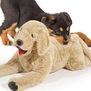 image:imageGeosar 394 Dog Stuffed Animals Plush Soft Cuddly Golden Retriever Plush Toys Large Stuffed Dog Hugging Pillow Gifts for Valentines Kids Girls Boys Birthday335 Inch